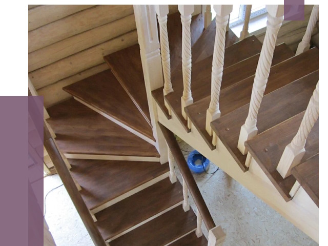 Реставрация деревянных лестниц в Твери от 4565 руб.