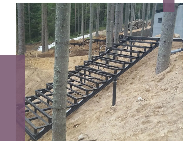 Монтаж металлических лестниц в Твери от 14403 руб. 