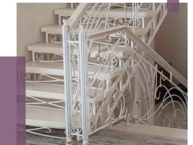 Изготовление кованых лестниц на заказ в Твери от 92395 руб. | ПРОЛЁТ-Твр
