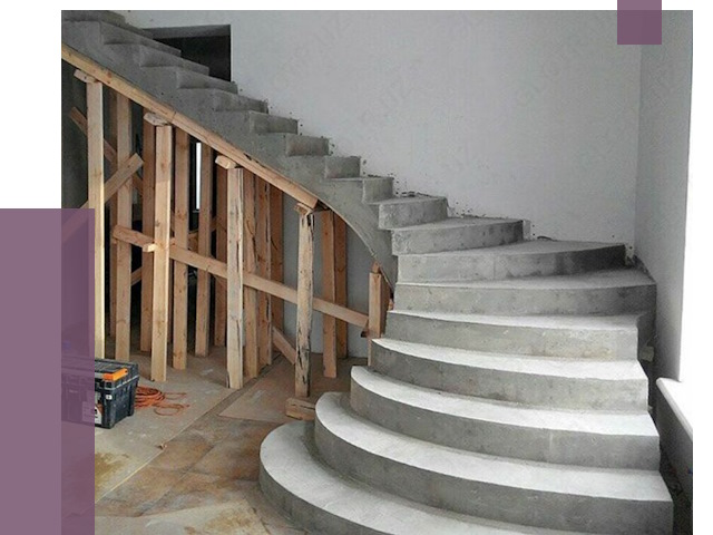 Изготовление бетонных лестниц под ключ в Твери от 21197 руб. | ПРОЛЁТ-Твр
