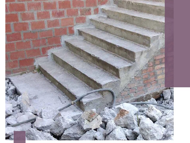 Демонтаж бетонных лестниц в Твери: быстро и безопасно