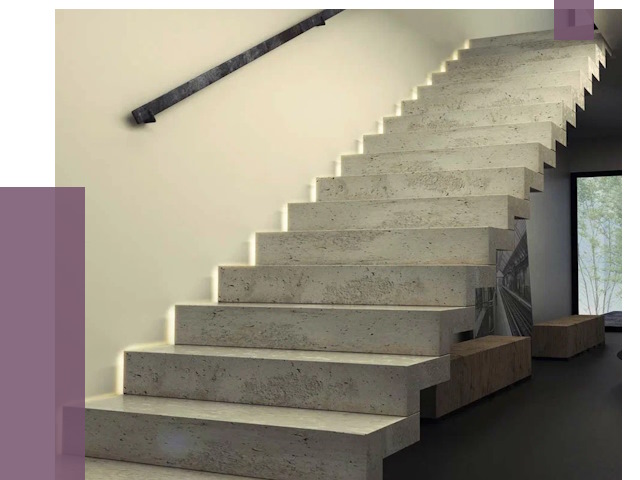 Облицовка бетонных лестниц в Твери от 4892 руб/м2 