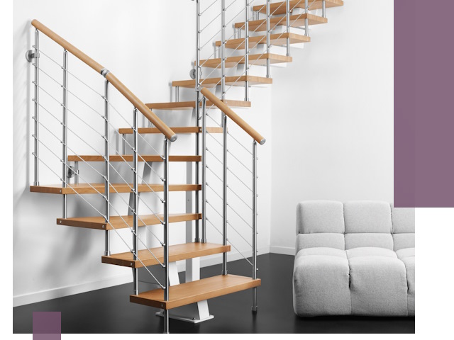 Модульные лестницы под ключ в Твери — монтаж и изготовление