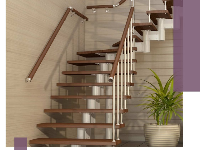 Изготовление модульных лестниц под ключ в Твери