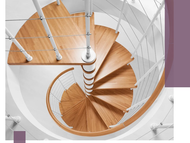 Изготовление винтовых лестниц под ключ в Твери