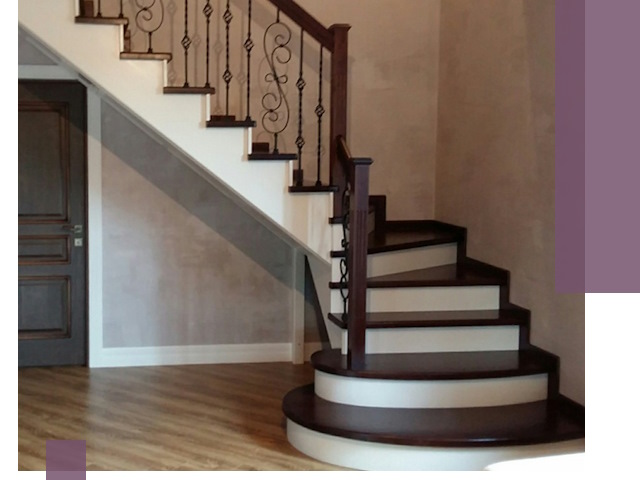 Изготовление Г-образных лестниц под ключ в Твери