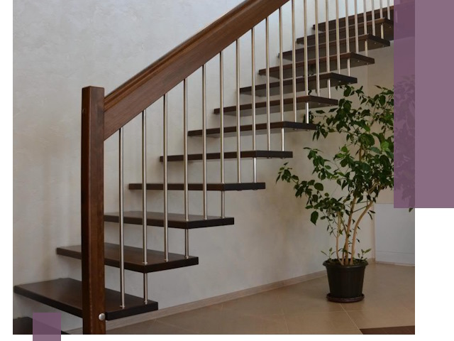 Лестницы на больцах под ключ в Твери – изготовление и монтаж