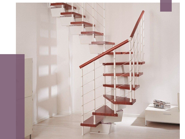 Изготовление лестниц на больцах в Твери от 10327 руб. | ПРОЛЁТ-Твр