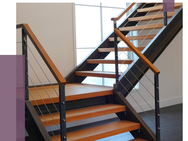 Изготовление лестниц на металлокаркасе в Твери от 20110 руб. | ПРОЛЁТ-Твр