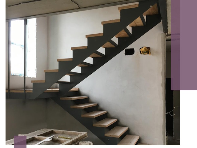 Изготовление лестниц на металлокаркасе в Твери от производителя