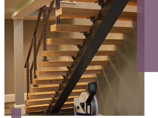 Лестницы на монокосоурах под ключ в Твери - изготовление и монтаж