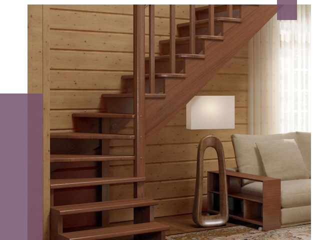 Лестницы эконом класса в Твери от 19403 руб. бюджетные решения