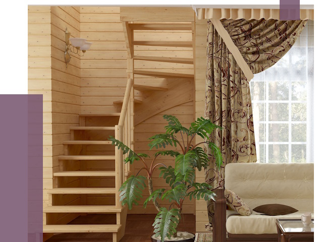 Лестницы для дачи в Твери от 80710 руб.  | ПРОЛЁТ-Твр