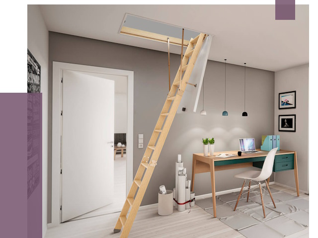 Чердачные лестницы в Твери — от 15490 руб. | ПРОЛЁТ-Твр