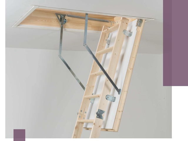 Установка чердачной лестницы под ключ в Твери