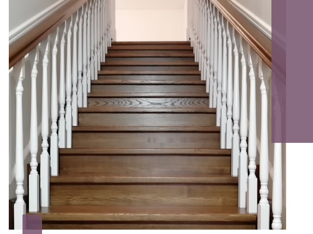 Лестницы из ясеня на заказ в Твери — изготовление и монтаж