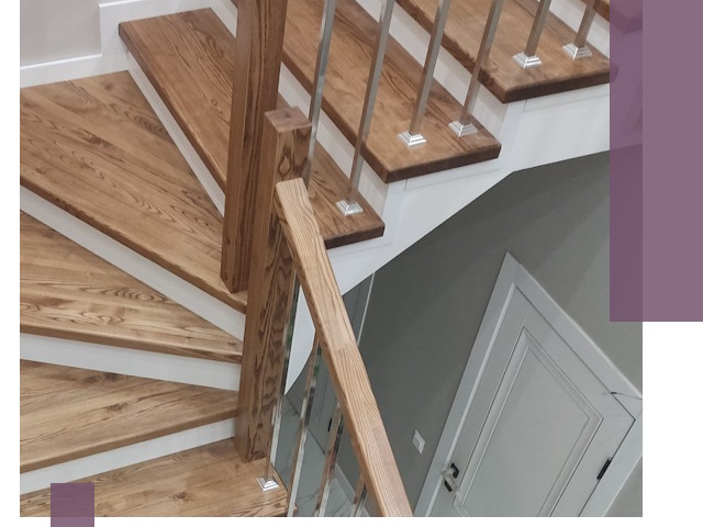 Обшивка металлических лестниц под ключ в Твери