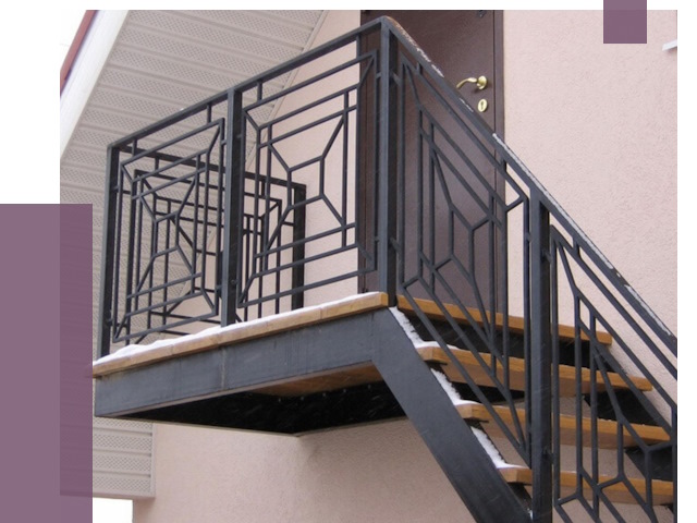 Металлические перила в Твери от 4565 руб.  | ПРОЛЁТ-Твр