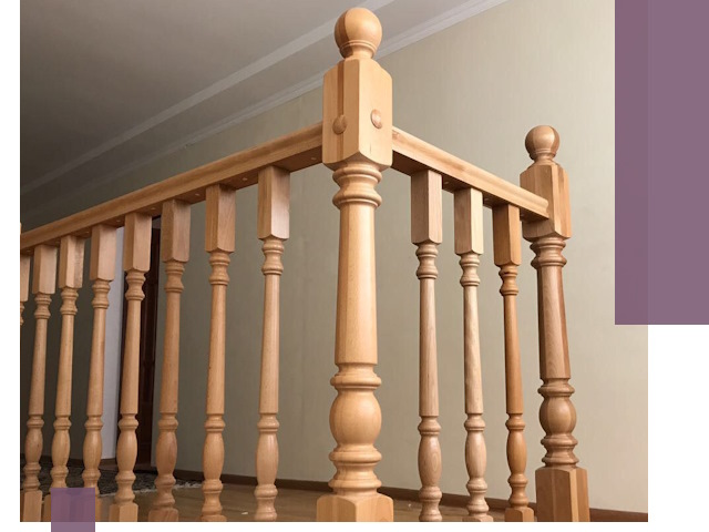 Деревянные перила на заказ в Твери: монтаж и изготовление