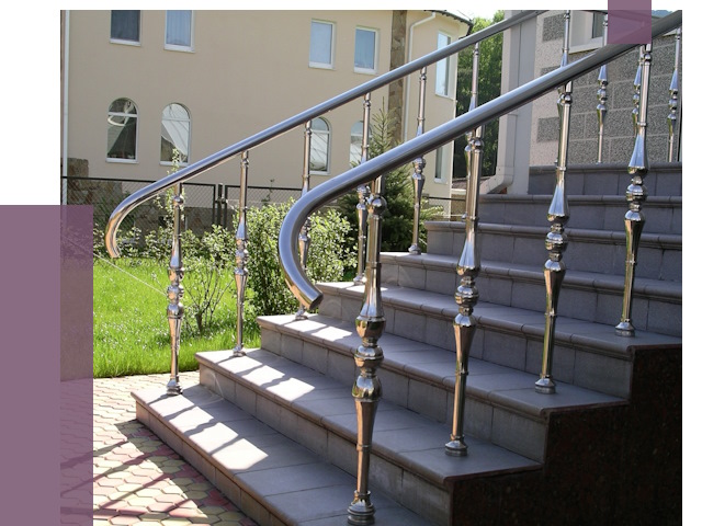 Перила для крыльца в Твери от 11414 руб. — монтаж ПРОЛЁТ-Твр