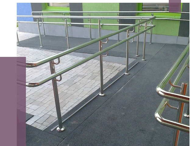 Ограждения пандусов в Твери от 4620 руб. монтаж | ПРОЛЁТ-Твр