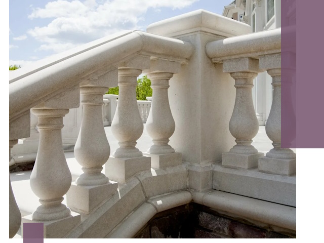 Балюстрады из металла и камня под ключ в Твери