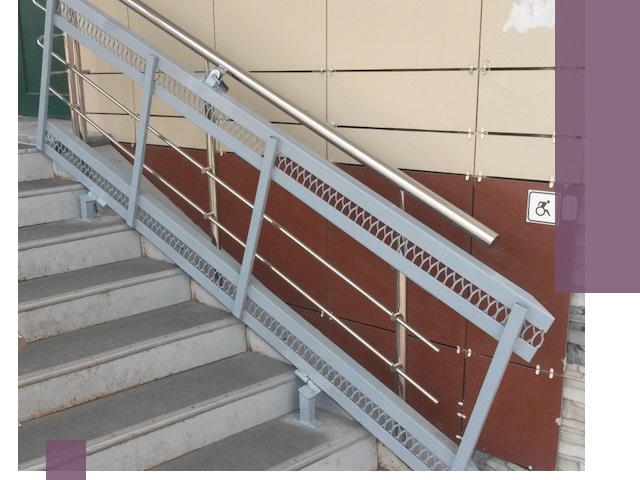 Изготовление откидных пандусов под ключ в Твери