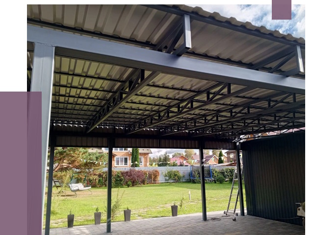 Монтаж навесов в Твери от 7826 руб. — установка навеса | ПРОЛЁТ-Твр