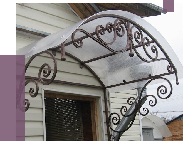 Изготовление козырьков в Твери от 7826 руб. — заказать | ПРОЛЁТ-Твр