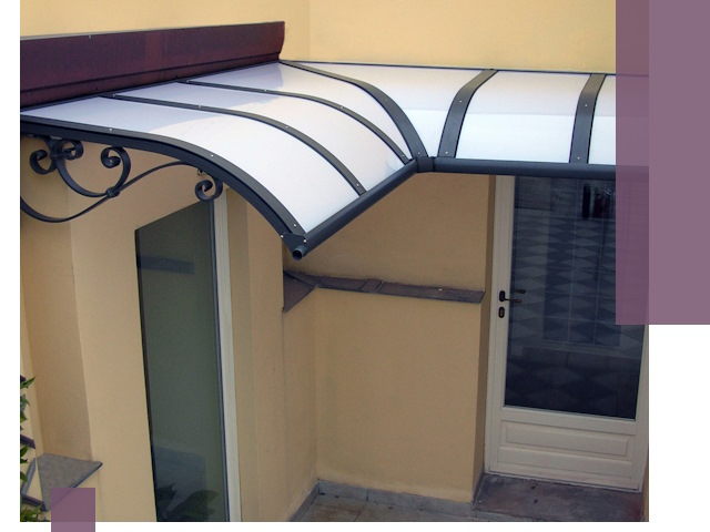 Монтаж козырьков любой сложности в Твери под ключ