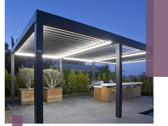 Навесы отдельно стоящие под ключ в Твери из металла и поликарбоната