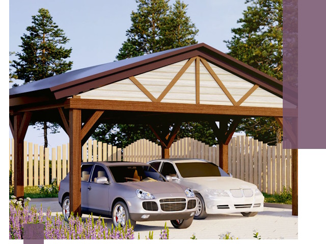 Навесы для автомобиля в Твери — изготовление и монтаж