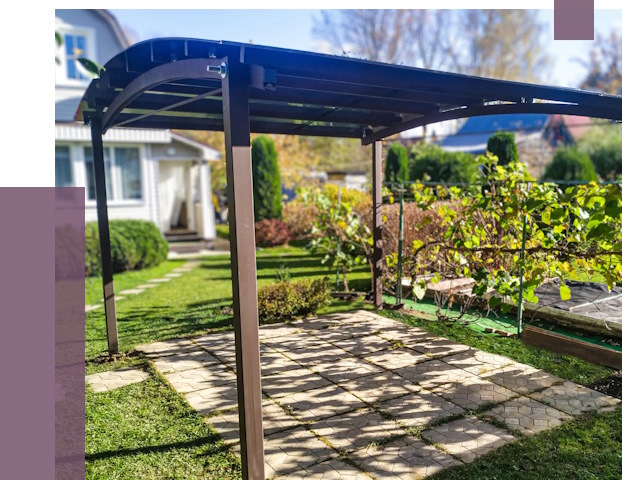 Навесы для дачи в Твери от 13533 руб. под ключ — ПРОЛЁТ-Твр