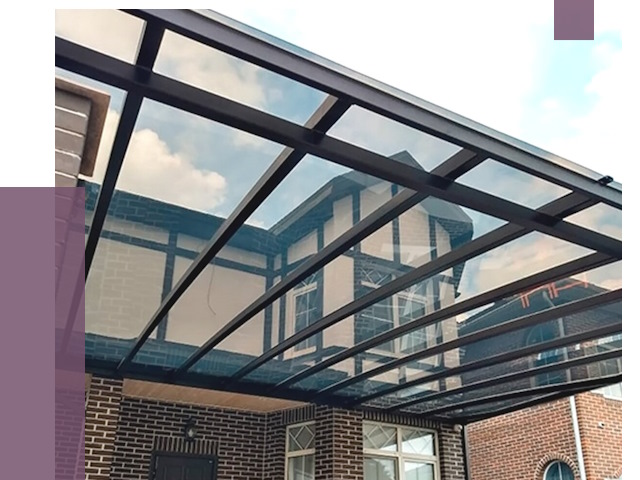 Навесы из поликарбоната в Твери от 9153 руб. под ключ — ПРОЛЁТ-Твр