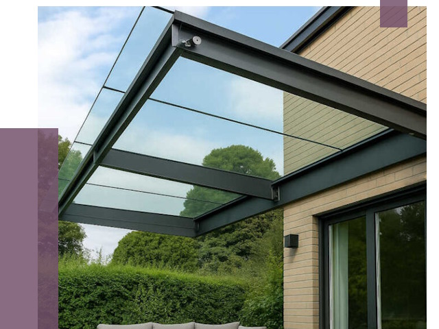 Стеклянные навесы и козырьки в Твери от 13044 руб.