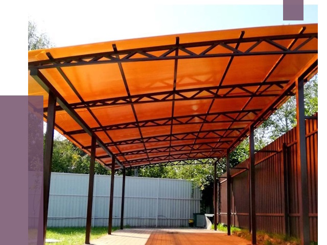 Односкатные навесы под ключ в Твери от 13968 руб. 