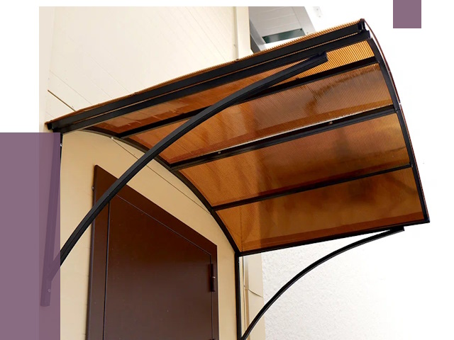 Недорогие козырьки в Твери от 8066 руб.  | ПРОЛЁТ-Твр