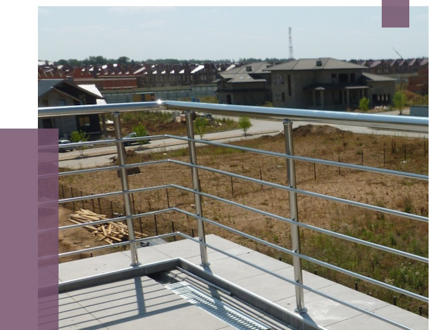 Парапеты из нержавеющей стали в Твери от 8479 руб. за м² | ПРОЛЁТ-Твр