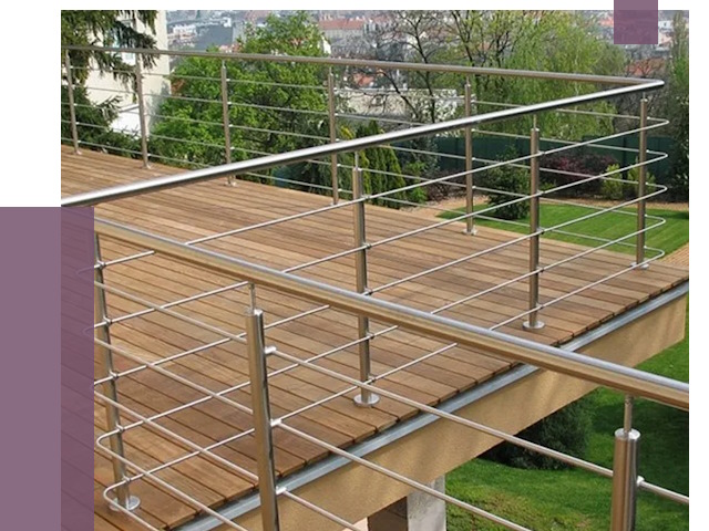 Алюминиевые парапеты в Твери под ключ от 8261 руб. 