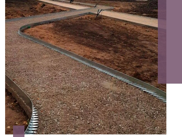 Металлические бордюры под ключ в Твери — изготовление и монтаж