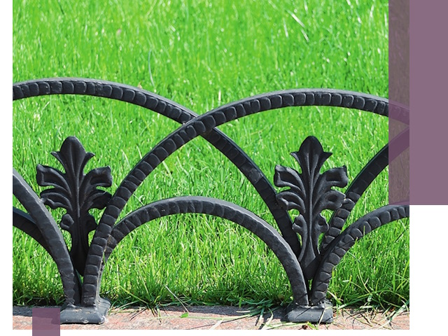 Декоративные металлические бордюры под ключ в Твери