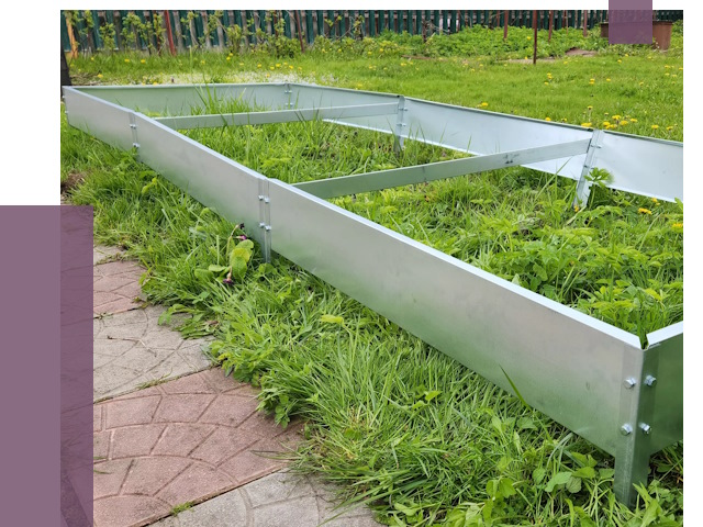 Металлические бордюры для грядок в Твери от 1902 руб. 