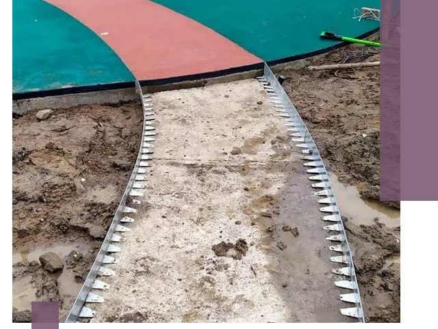 Металлические бордюры для дорожек в Твери — монтаж и изготовление