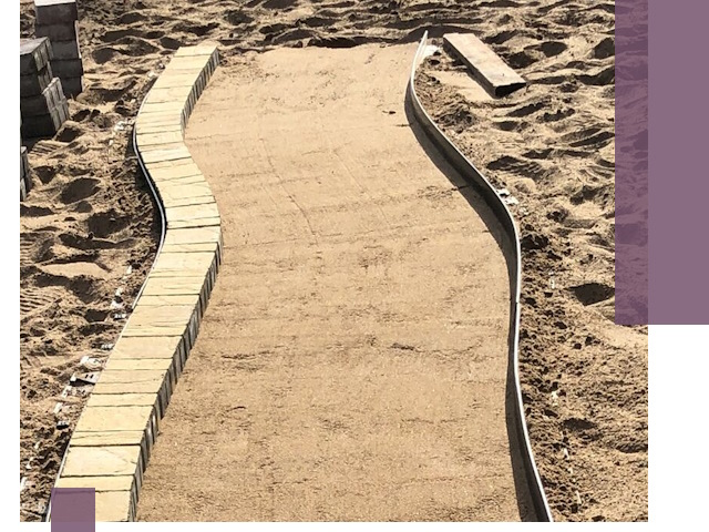 Металлические бордюры для тротуаров в Твери — прочные и долговечные