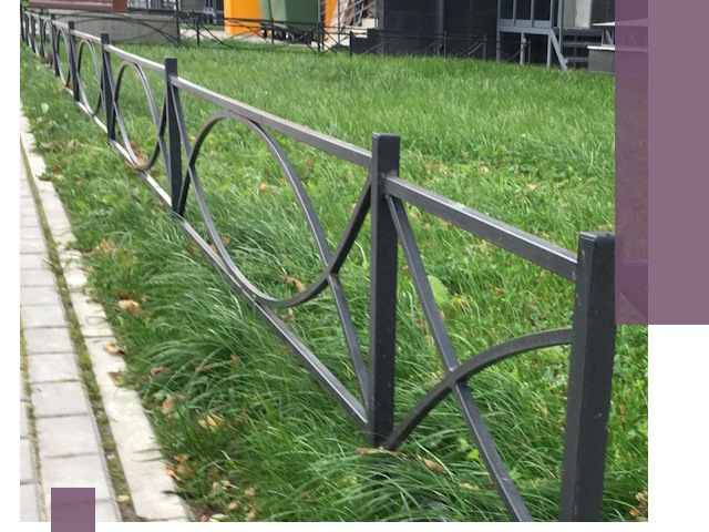 Газонные ограждения из металла в Твери — монтаж и продажа