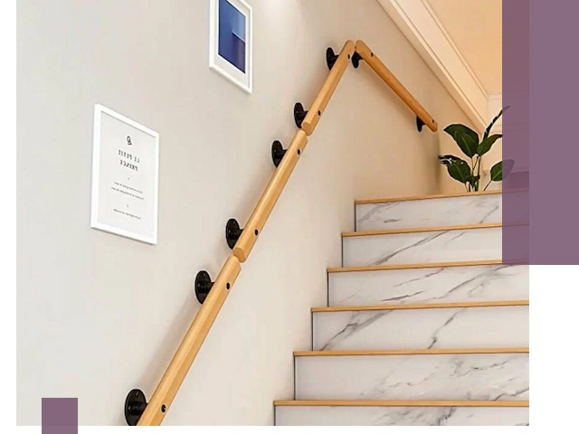 Поручни металлические и деревянные под ключ в Твери