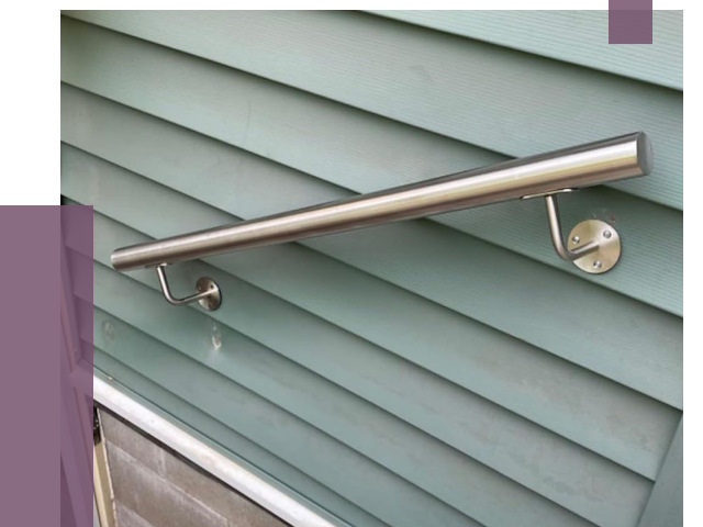 Поручни из нержавеющей стали в Твери от 8153 руб.  | ПРОЛЁТ-Твр